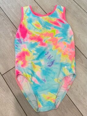 Kids Tye Dye Dance Leotard Large